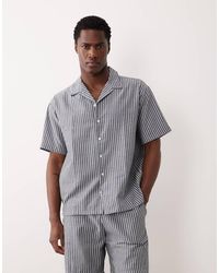 JJ Rebel - Co Ord Seersucker Shirt - Lyst