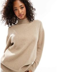 Vero Moda - Premium Oversized Roll Neck Jumper - Lyst