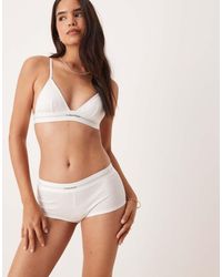 Calvin Klein - Modal Rib Boyshort - Lyst