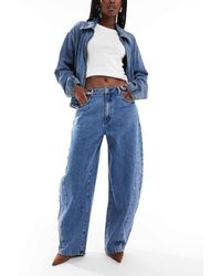 WeWoreWhat - Mid Rise Barrel Leg Jeans - Lyst