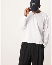 ASOS - – langärmliges, kastiges super-oversize-t-shirt - Lyst