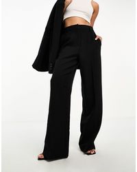 Y.A.S - Tailored Wide Leg Pants - Lyst