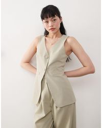 Miss Selfridge - – elegantes westen-oberteil - Lyst