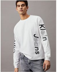 Calvin Klein - Graphic Logo Long Sleeve T-shirt - Lyst