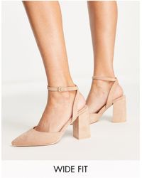 Raid Wide Fit - Exclusive Neima Block Heeled Shoes - Lyst