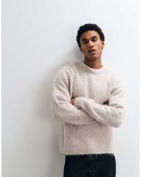 ASOS - Oversized Knitted Mohair Jumper - Lyst