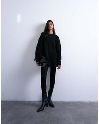 TOPSHOP - Lange Legging Van Zware Stof - Lyst