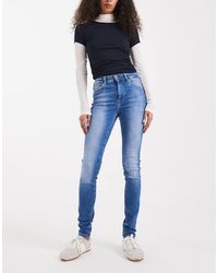 ONLY - Vaqueros medio - Lyst