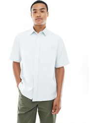 ASOS - Relaxed Shirt With Patch Pockets - Lyst