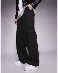 ASOS - Super Baggy Pull On Cargo Trouser - Lyst