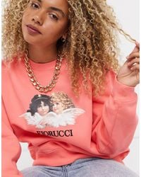 fiorucci pink sweatshirt