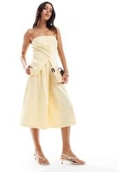 ASOS - Tailored Wide Leg Bermuda Short - Lyst
