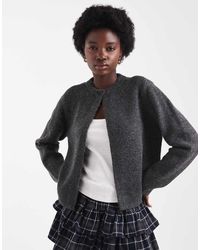 ONLY - Vest Met Ronde Hals En Enkele Knoop - Lyst