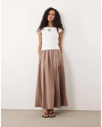 ASOS - Volume Midi Skirt - Lyst