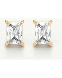D.Louise - Waterproof Classic Emerald Solitaire Earrings 1.25 Ct – Tarnish-Free - Lyst
