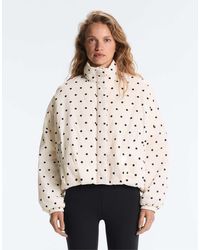Oysho - Waterrepellent Fellex® Aerogel Polka Dot Padded Jacket - Lyst