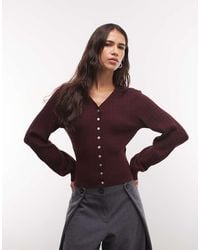 Monki - Fitted Compact Cardigan - Lyst