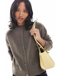 New Look - Crew Neck Cardigan - Lyst