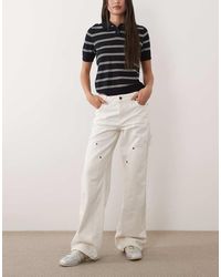 HUGO - Gamala Baggy Fit Denim Jeans - Lyst