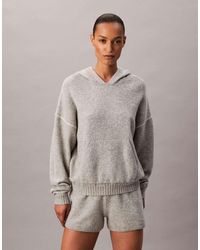 Calvin Klein - Plush Lounge Hoodie - Lyst