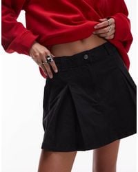Tommy Hilfiger - Canvas Mini Pleated Skirt - Lyst