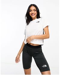 The North Face - Training mountain athletic - t-shirt bianca - Lyst