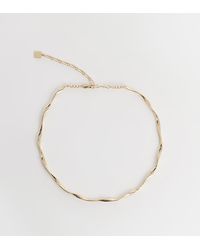 ASOS - Asos Design Curve Twisted Torque Choker - Lyst