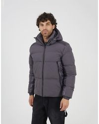 Brave Soul - Padded Hooded Zip-Up Jacket - Lyst