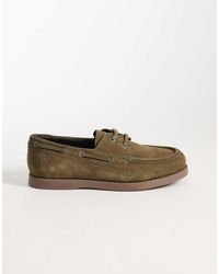 ASOS - Lace Up Boat Shoe With Gum Sole - Lyst