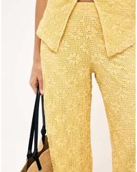 NA-KD - Structured Mid Waist Trousers - Lyst