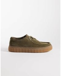 Clarks - – torhill lo – schuhe aus wildleder - Lyst