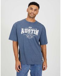 Brave Soul - Cotton Jersey Graphic T-Shirt - Lyst