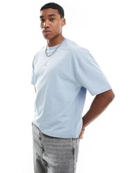 ASOS - T-shirt épais oversize coupe carrée - Lyst