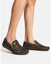 Barbour - Monty Tartan Check Slippers - Lyst