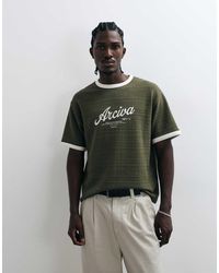 ASOS - Boxy Relaxed Ringer T-shirt With Archiva Print - Lyst
