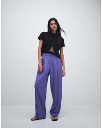 ASOS - Tailored baggy Tapered Trouser - Lyst
