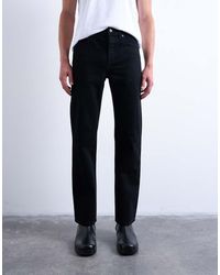 TOPMAN - Rigid Straight Jeans - Lyst