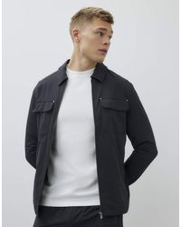 River Island - Muscle Fit Shacket - Lyst