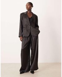 ASOS - Tailored Unstructured Palazzo Trousers Co-ord - Lyst