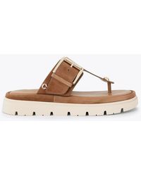 Carvela Kurt Geiger - Pavilion T Bar Mule Flat Sandals - Lyst