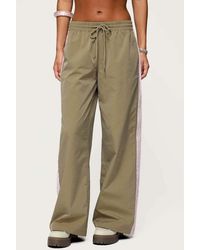 Edikted - Annabella Nylon Track Pants - Lyst