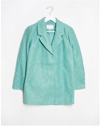 Vila Straight Coat - Blue