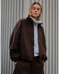 Bershka - Contrast Lightweight Jacket - Lyst