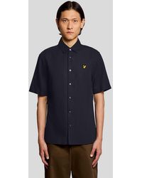 Lyle & Scott - Short Sleeve Linen Blend Shirt - Lyst