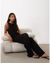 ASOS - – hose aus bändchengarn-strick - Lyst