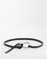 Mango - Smalle Riem Met Opvallende Gesp - Lyst