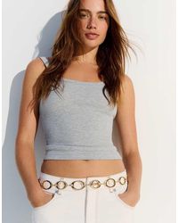 Bershka - Ring Chain Belt - Lyst