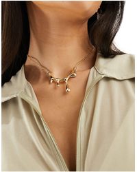 petit moments - Banksey Molten Drip Necklace - Lyst