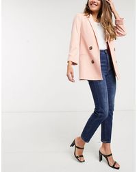 Stradivarius – e Mom-Jeans mit Stretch - Blau