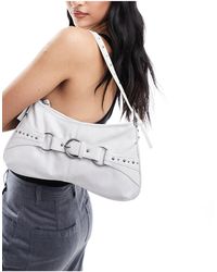 Bershka - Shoulder Bag With Belt Detail - Lyst